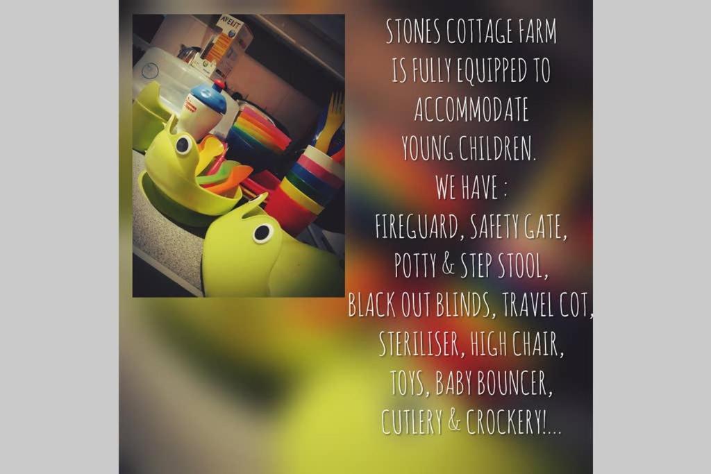 Stones Cottage Farm, Nr Haworth, Family Friendly, Work Friendly, Gaming Barn, Crafting, Free Wifi, Free Parking, Ev Point Oxenhope Ngoại thất bức ảnh