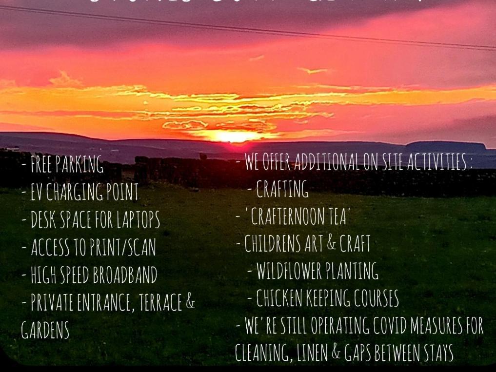 Stones Cottage Farm, Nr Haworth, Family Friendly, Work Friendly, Gaming Barn, Crafting, Free Wifi, Free Parking, Ev Point Oxenhope Ngoại thất bức ảnh